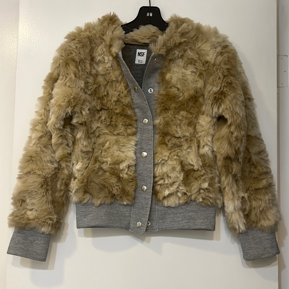 NSF Faux Fur Bomber
